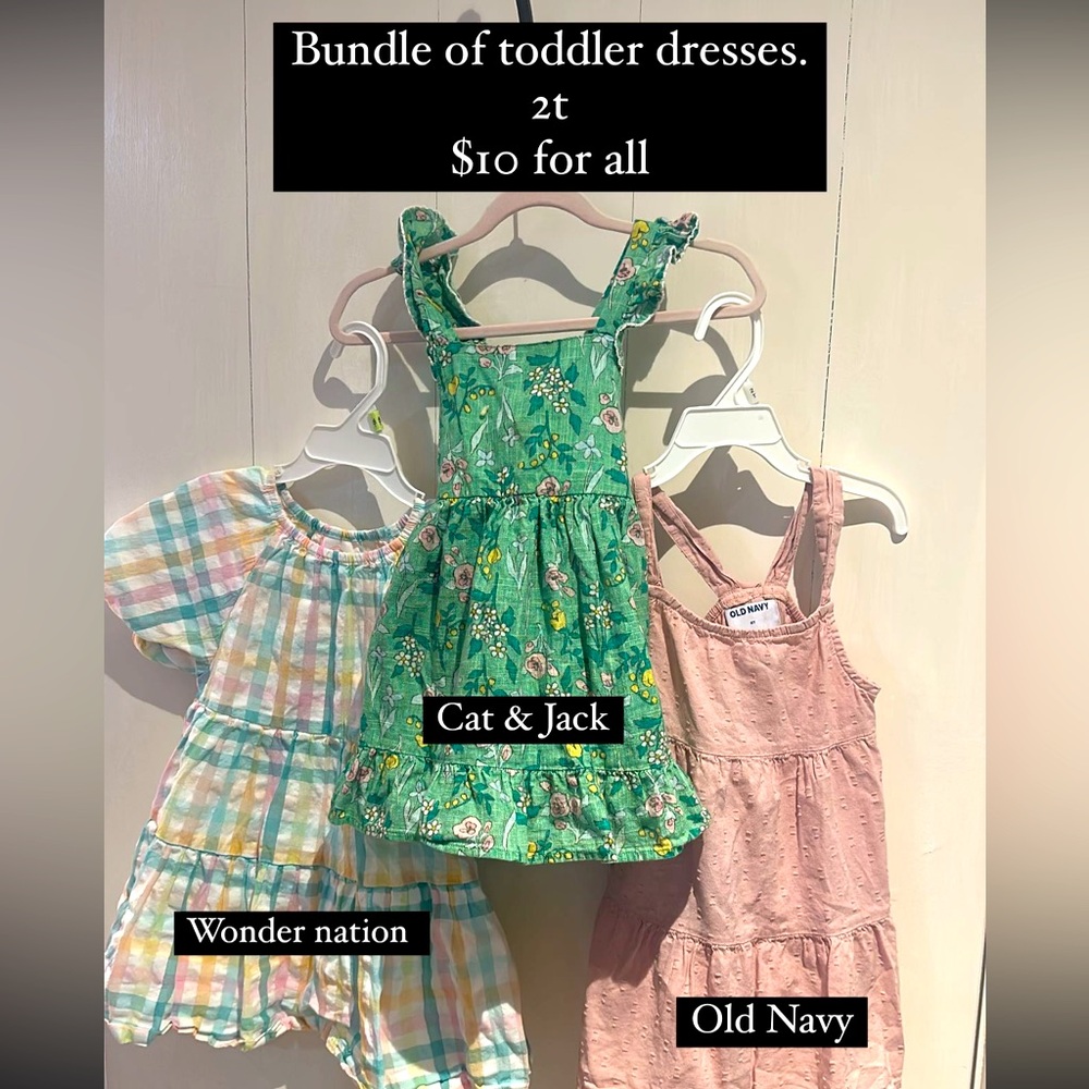2T Toddler Dress Bundle